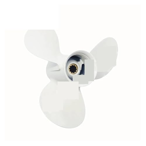 Außenbordpropeller for 20 PS 25 PS 30 PS 9 7/8 x 10 1/2 Boot Aluminiumlegierung Schraube 3 Klinge 10 Spline Marine Motor Ersetzen Sie Ihre Stütze Außenbordpropeller for 20 PS 25 PS 30 PS 9 7/8 x 10 1/2 Boot Aluminiumlegierung Schraube 3 Klinge 10 Spline Marine Motor Ersetzen Sie Ihre Stütze von OUHFCASN