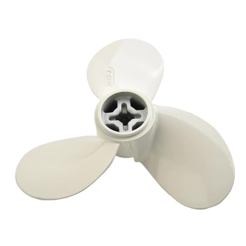 Metall Außenborder Propeller Mit DREI Blätter Weiß Aluminium Legierung 7 1/4X5-A Außenbordmotor Propeller Schiff Ersatzteile Propelleres Ersetzen Sie Ihre Stütze Metall Außenborder Propeller Mit DREI Blätter Weiß Aluminium Legierung 7 1/4X5-A Außenbordmotor Propeller Schiff Ersatzteile Propelleres Ersetzen Sie Ihre Stütze von OUHFCASN