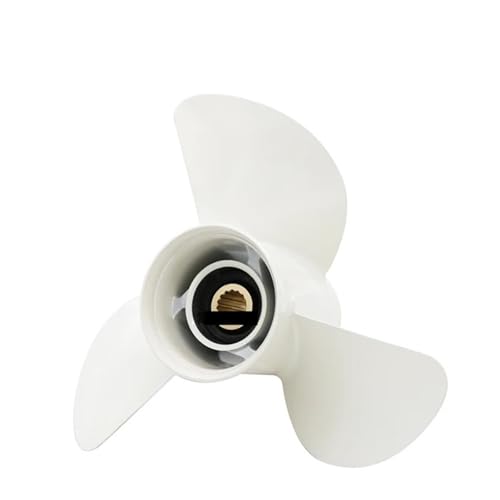 Propeller 13x19 for ßenbordmotoren 50 60 75 80 115 130 Aluminium 15 Zahn Spline RH 6E5-45941-00-EL Ersetzen Sie Ihre Stütze von OUHFCASN