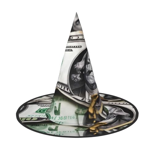 Banknotenmuster Halloween Hexenhut 1 bequem und langlebig geeignet für Party Rollenspiele und Karneval Banknotenmuster Halloween Hexenhut 1 bequem und langlebig geeignet für Party Rollenspiele und Karneval von OUInbvv