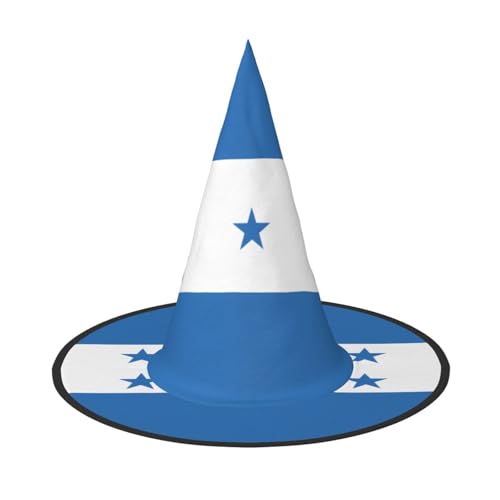 Flagge von Honduras, Halloween-Hexenhut, 2 Stück, bequem und langlebig, geeignet für Partys, Rollenspiele und Karneval von OUInbvv