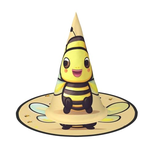 Gelbe Biene Halloween Hexenhut 1 Bequem und langlebig Geeignet für Party Rollenspiele und Karneval Gelbe Biene Halloween Hexenhut 1 Bequem und langlebig Geeignet für Party Rollenspiele und Karneval von OUInbvv