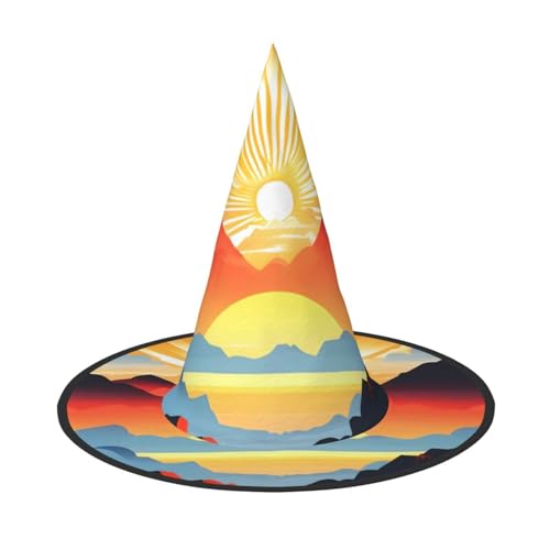 Halloween-Hexenhut, 2 Stück, bequem und langlebig, geeignet für Partys, Rollenspiele und Karneval Halloween-Hexenhut, 2 Stück, bequem und langlebig, geeignet für Partys, Rollenspiele und Karneval von OUInbvv