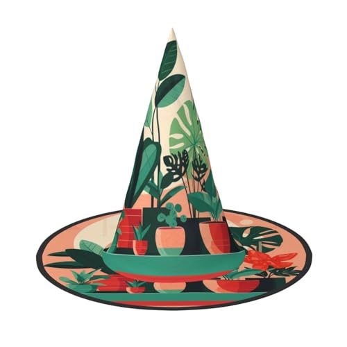 Halloween-Hexenhut für den Innenbereich, bequem und langlebig, geeignet für Partys, Rollenspiele und Karneval Halloween-Hexenhut für den Innenbereich, bequem und langlebig, geeignet für Partys, Rollenspiele und Karneval von OUInbvv