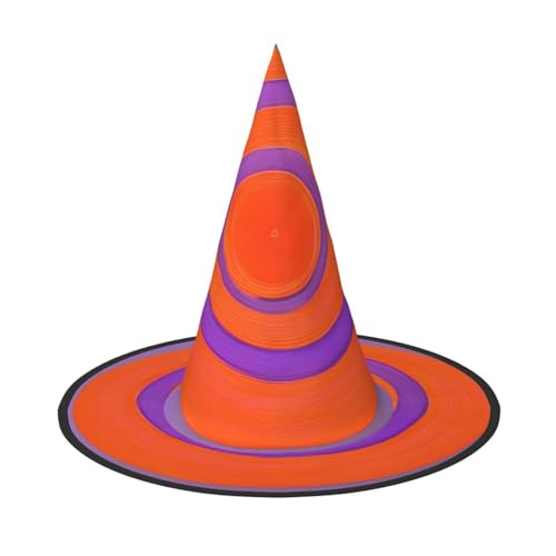 Halloween-Hexenhut in oranger Kreismitte, 3 Stück, bequem und langlebig, geeignet für Partys, Rollenspiele und Karneval Halloween-Hexenhut in oranger Kreismitte, 3 Stück, bequem und langlebig, geeignet für Partys, Rollenspiele und Karneval von OUInbvv