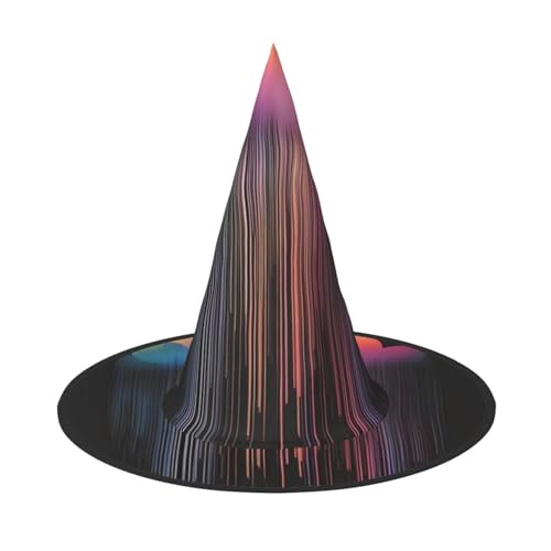 Hexenhut mit buntem Regenbogen, Halloween, 2 Stück, bequem und langlebig, geeignet für Partys, Rollenspiele und Karneval Hexenhut mit buntem Regenbogen, Halloween, 2 Stück, bequem und langlebig, geeignet für Partys, Rollenspiele und Karneval von OUInbvv