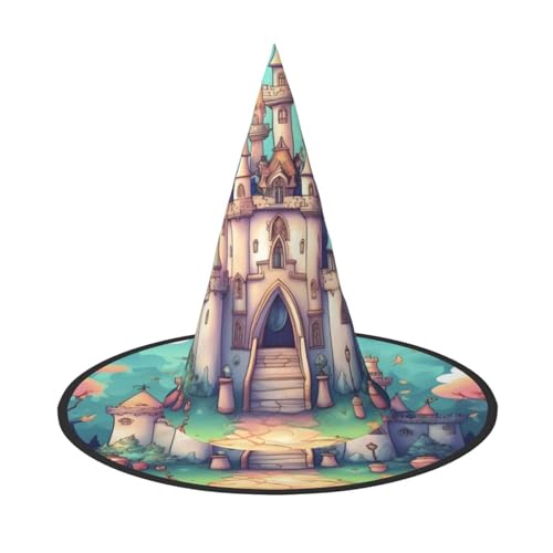 Klassischer Halloween-Hexenhut, bequem und langlebig, geeignet für Party-Rollenspiele und Karneval Klassischer Halloween-Hexenhut, bequem und langlebig, geeignet für Party-Rollenspiele und Karneval von OUInbvv