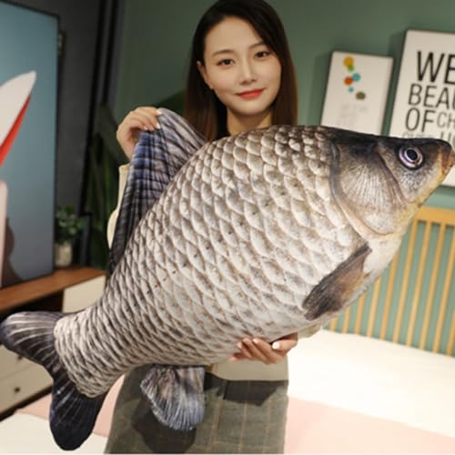 OUKEYI Simulation Fish Plush Toy,Soft Fish Decorate Pillow Plush Pillow Stuffed Toy Throw Pillow for Home Decoration Gifts, Toy Pillow (23.6 inches / 60 cm) von OUKEYI