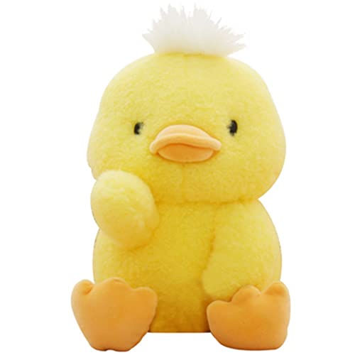 OUKEYI Plüsch-Entchen, weiche Stofftiere, Samt-Ente, Stofftiere, weich für Kleinkinder, Kinder, Jungen, Mädchen (Gelb, 23 cm) von OUKEYI