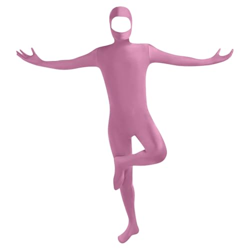 OUMSHBI Stretch Ganzkörper Bodysuit Open Face Unsichtbar - Unisex für Bühnenperformance, Hohe Elastizität Atmungsaktiv, Theater Kostüm, Halloween Zentai Cosplay, Karneval Fasching Schwarz OUMSHBI Stretch Ganzkörper Bodysuit Open Face Unsichtbar - Unisex für Bühnenperformance, Hohe Elastizität Atmungsaktiv, Theater Kostüm, Halloween Zentai Cosplay, Karneval Fasching Schwarz von OUMSHBI