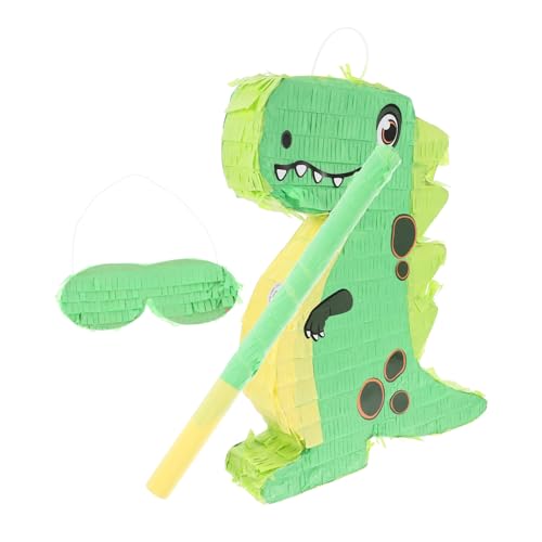 OUNONA 1 Satz Dinosaurier-Pinata tierische Piñata Dinosaurier-Mittelstücke für Geburtstagsfeier Dinosaurier-Spiele Fiesta Pinata Dinosaurier- Papier Green von OUNONA