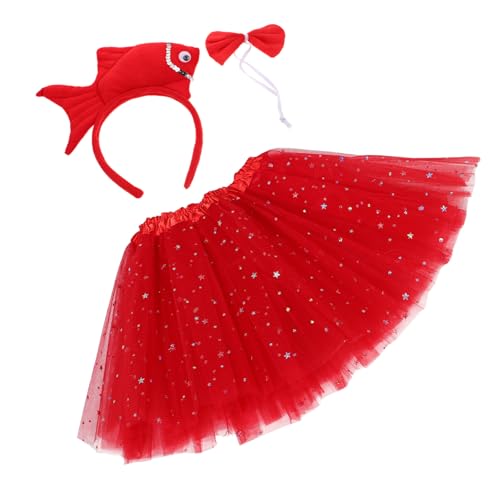 OUNONA 1 Satz Meerestier Kostüm für Haarreif und Rock Niedliches Cosplay für Halloween Partys Weichem Plüsch Fördert Kreativität und Fantasie OUNONA 1 Satz Meerestier Kostüm für Haarreif und Rock Niedliches Cosplay für Halloween Partys Weichem Plüsch Fördert Kreativität und Fantasie von OUNONA