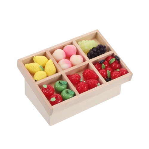 OUNONA 1 Satz Mini-obstvitrine Miniküche Obstdekor Mini-Fake-Obst Mini-Laden Puppenhaus Obstregal Mini-puppenstubenregal Miniatur-Dinge Lebensmittelspielzeug Harz OUNONA 1 Satz Mini-obstvitrine Miniküche Obstdekor Mini-Fake-Obst Mini-Laden Puppenhaus Obstregal Mini-puppenstubenregal Miniatur-Dinge Lebensmittelspielzeug Harz von OUNONA
