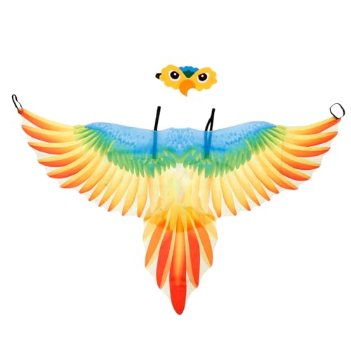 OUNONA 1 Satz Papageienflügel Kostümset für Kopfband Halloween Verkleidung Vogelkostüm für Mottopartys Leicht und Lebendige Farben für Auftritte und Cosplay OUNONA 1 Satz Papageienflügel Kostümset für Kopfband Halloween Verkleidung Vogelkostüm für Mottopartys Leicht und Lebendige Farben für Auftritte und Cosplay von OUNONA