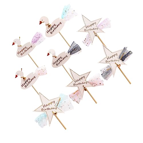 OUNONA 1 Satz Teiliges Set Kreative Tortenaufsätze Niedliche Schwäne Für Geburtstagskuchen Mini Dessert Deko Für Partys Und Heimdekoration Sicher Und Einfach Der Anwendung 8 Stück OUNONA 1 Satz Teiliges Set Kreative Tortenaufsätze Niedliche Schwäne Für Geburtstagskuchen Mini Dessert Deko Für Partys Und Heimdekoration Sicher Und Einfach Der Anwendung 8 Stück von OUNONA