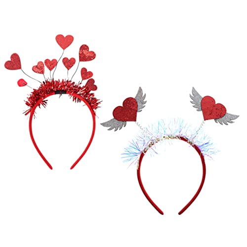 OUNONA 1 Satz Valentinstag Haarreifen Set Teilig Liebe Herz Kopfbedeckung für Damen für Partys Kostüme Karneval und Besondere Anlässe OUNONA 1 Satz Valentinstag Haarreifen Set Teilig Liebe Herz Kopfbedeckung für Damen für Partys Kostüme Karneval und Besondere Anlässe von OUNONA