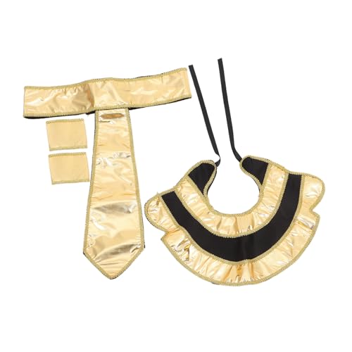 OUNONA 1 Satz -kleidungszubehör Ägypten-kostüm Ägyptischer Schmuck Pyramidenkopfkostüm Ägypten Cosplay König Tut Kostüm Königskostüm Ägyptische Partydekoration Stoff von OUNONA