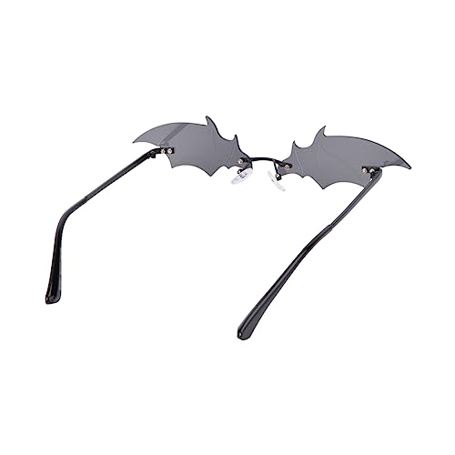 OUNONA 1 Stück Fledermaus-Sonnenbrille Schläger Halloween-Brille farbig lustig Punk funky Szene gläser Outdoor-Brille tägliche Sonnenbrille Foto-Sonnenbrillen-Stütze Black OUNONA 1 Stück Fledermaus-Sonnenbrille Schläger Halloween-Brille farbig lustig Punk funky Szene gläser Outdoor-Brille tägliche Sonnenbrille Foto-Sonnenbrillen-Stütze Black von OUNONA