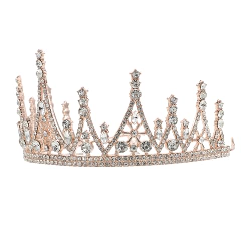 OUNONA 1 Stück Roségoldene Krone Haarband für Kindergeburtstag und Hochzeitsdeko Vielseitiger Haarschmuck für Feiern Fotografie und Alltag OUNONA 1 Stück Roségoldene Krone Haarband für Kindergeburtstag und Hochzeitsdeko Vielseitiger Haarschmuck für Feiern Fotografie und Alltag von OUNONA