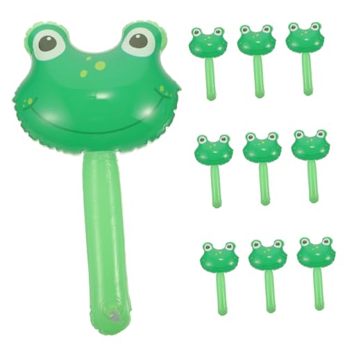 OUNONA 10 Stück Aufblasbarer Hammer mit Glocke Teiliges Frosch Design für Kindergeburtstage Partys und Spiele Sicheres und Lustiges für Familienfeiern Kostümzubehör OUNONA 10 Stück Aufblasbarer Hammer mit Glocke Teiliges Frosch Design für Kindergeburtstage Partys und Spiele Sicheres und Lustiges für Familienfeiern Kostümzubehör von OUNONA
