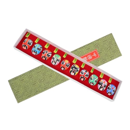 OUNONA 10 Stück Peking-Oper Gesichts-Make-up-Ornament völlig schmücken Basteln Sie kleine Opernmasken Figuren von tragbare kleine Maske dekorative Tonmaske Mini-Maske Maskenprop Zement OUNONA 10 Stück Peking-Oper Gesichts-Make-up-Ornament völlig schmücken Basteln Sie kleine Opernmasken Figuren von tragbare kleine Maske dekorative Tonmaske Mini-Maske Maskenprop Zement von OUNONA