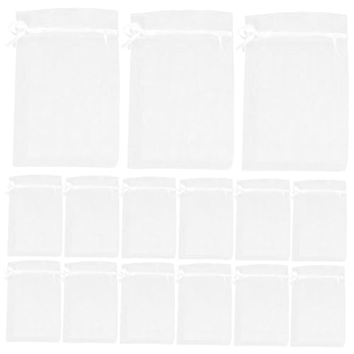 OUNONA 100 Stück Kleine Organza Beutel mit Zugband Transparente Geschenkbeutel für Hochzeiten Geburtstage Weihnachten Schmuck und Süßigkeitenverpackung Leicht und Vielseitig Einsetzbar OUNONA 100 Stück Kleine Organza Beutel mit Zugband Transparente Geschenkbeutel für Hochzeiten Geburtstage Weihnachten Schmuck und Süßigkeitenverpackung Leicht und Vielseitig Einsetzbar von OUNONA