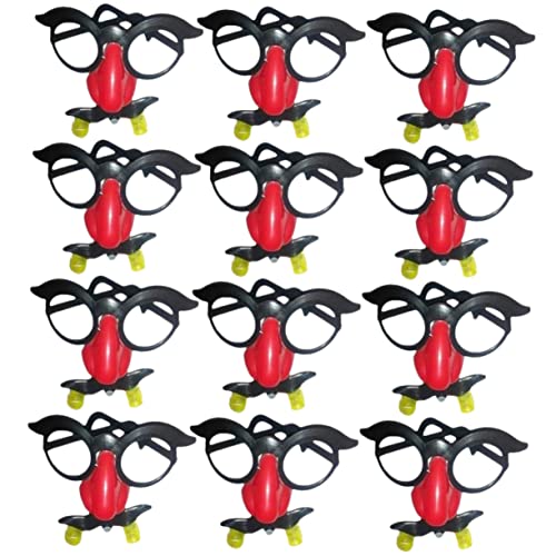 OUNONA 12 Stück Große Brillenspielzeug Party-brille Mit Gefälschtem Bart Nase Gläser Hoch Requisiten Neuheit Brille Lustige Halloween-brille Lustige Kostümbrille Plastik Zufällige Farbe OUNONA 12 Stück Große Brillenspielzeug Party-brille Mit Gefälschtem Bart Nase Gläser Hoch Requisiten Neuheit Brille Lustige Halloween-brille Lustige Kostümbrille Plastik Zufällige Farbe von OUNONA