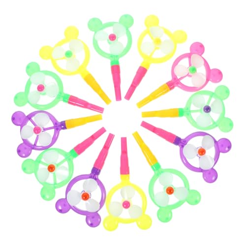 OUNONA 12 Stück Pfeifen Party Pfeifen für Spiele und Feste Sichere Kunststoffspielzeuge für Familien und Freunde von OUNONA