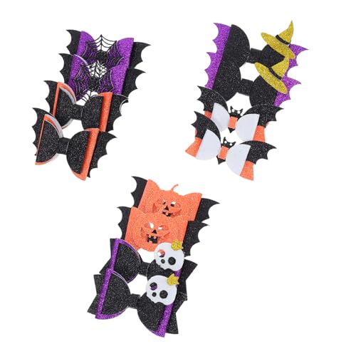 OUNONA 12 Stück Teiliges Halloween Haar Accessoires mit Metallclips Niedliche Party Schleifen Cartoon Halloween Motive Wie Kürbis Spinne Geist Schnelle Anwendung für Frauen und Cosplay OUNONA 12 Stück Teiliges Halloween Haar Accessoires mit Metallclips Niedliche Party Schleifen Cartoon Halloween Motive Wie Kürbis Spinne Geist Schnelle Anwendung für Frauen und Cosplay von OUNONA