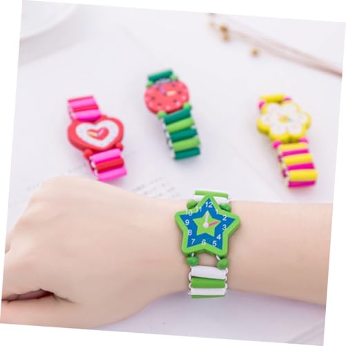OUNONA 12 Stück Teiliges Holzspielzeug Uhren Cartoon Armbanduhren Leicht Tragbar Kreative Partygeschenke Für Jungen Mädchen Spaßige Dekorative Lernspieluhren OUNONA 12 Stück Teiliges Holzspielzeug Uhren Cartoon Armbanduhren Leicht Tragbar Kreative Partygeschenke Für Jungen Mädchen Spaßige Dekorative Lernspieluhren von OUNONA