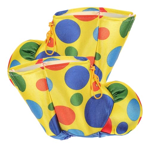 OUNONA 1Paar Clown Cosplay Schuhe Lustige Clown Anziehschuhe Für Halloween Karneval Als Kostümzubehör Für Clowneske Auftritte Partys OUNONA 1Paar Clown Cosplay Schuhe Lustige Clown Anziehschuhe Für Halloween Karneval Als Kostümzubehör Für Clowneske Auftritte Partys von OUNONA