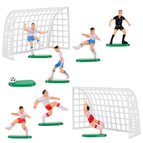 OUNONA 1Satz Kreative Kuchendekorationen Für Kindergeburtstage Mit Fußballteam Figuren Tore Spieler Schiedsrichter Tortendekoration Für Fußballfans OUNONA 1Satz Kreative Kuchendekorationen Für Kindergeburtstage Mit Fußballteam Figuren Tore Spieler Schiedsrichter Tortendekoration Für Fußballfans von OUNONA