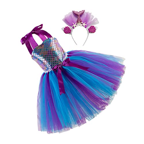 OUNONA 1Satz Mädchenkleid mit Stirnband Süßes Kostüm für Partys Geburtstagsfeiern Leichtes Mesh Atmungsaktiv für Tanz Cosplay Bühnenauftritte Jahre OUNONA 1Satz Mädchenkleid mit Stirnband Süßes Kostüm für Partys Geburtstagsfeiern Leichtes Mesh Atmungsaktiv für Tanz Cosplay Bühnenauftritte Jahre von OUNONA