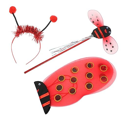 OUNONA 1Satz Marienkäferflügel mit Stirnband Feenstock Leichtes Cosplay Zubehör für Festliche Anlässe für Kindergeburtstage Verkleidungen OUNONA 1Satz Marienkäferflügel mit Stirnband Feenstock Leichtes Cosplay Zubehör für Festliche Anlässe für Kindergeburtstage Verkleidungen von OUNONA