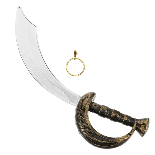 OUNONA 1Satz Piratenkostüm Set für Halloween Teiliges Kostümzubehör mit Ohrring Karneval Cosplay Geburtstagsfeiern Piraten Themenpartys OUNONA 1Satz Piratenkostüm Set für Halloween Teiliges Kostümzubehör mit Ohrring Karneval Cosplay Geburtstagsfeiern Piraten Themenpartys von OUNONA