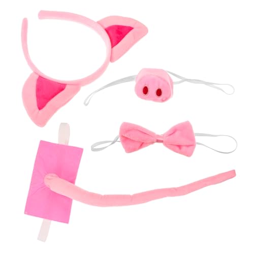 OUNONA 1Satz Schweine Stirnband Kinderkostüm Teiliges Cosplay Zubehör Mit Nase Fliege Für Karneval Halloween Kindergeburtstage Strapazierfähig Angenehm OUNONA 1Satz Schweine Stirnband Kinderkostüm Teiliges Cosplay Zubehör Mit Nase Fliege Für Karneval Halloween Kindergeburtstage Strapazierfähig Angenehm von OUNONA
