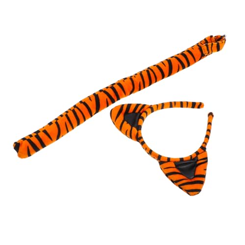 OUNONA 1Satz Tigerohren Stirnband und für Cosplay und Partys Tierkostüm Accessoires für Halloween Karneval Bühnenauftritte und Weihnachtsfeiern OUNONA 1Satz Tigerohren Stirnband und für Cosplay und Partys Tierkostüm Accessoires für Halloween Karneval Bühnenauftritte und Weihnachtsfeiern von OUNONA