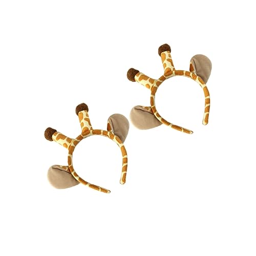 OUNONA 2 STÜCK Giraffen Haarband Lustiges Tierdesign für Partys Cosplay und Aufführungen Leicht und Bequem für und Mädchen Haaraccessoires für Unvergessliche Fotos OUNONA 2 STÜCK Giraffen Haarband Lustiges Tierdesign für Partys Cosplay und Aufführungen Leicht und Bequem für und Mädchen Haaraccessoires für Unvergessliche Fotos von OUNONA