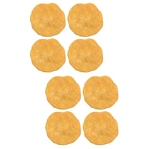 OUNONA 2 Sätze Geldwanzen- Fossilien Agypten Decor Unterrichtsmaterial Dekoringe Mockin Lehrmittel Pädagogisches Modell Dekoration Tischschmuck Orange 4 Stück * 2 von OUNONA