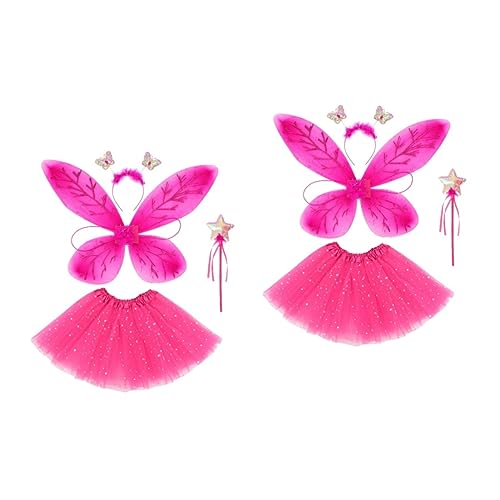OUNONA 2 Sätze Schmetterlingsflügel eingestellt funkelnd Schmetterlings-Stirnband Märchenkostüm für Mädchen Fee Kleid Schmetterlingskostüm Schmetterlings-Haarschmuck Stoff OUNONA 2 Sätze Schmetterlingsflügel eingestellt funkelnd Schmetterlings-Stirnband Märchenkostüm für Mädchen Fee Kleid Schmetterlingskostüm Schmetterlings-Haarschmuck Stoff von OUNONA