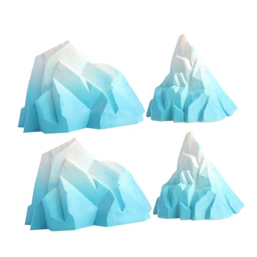 OUNONA 2 Sets Eisberg Dekoration Künstlich Für Kleine Aquarien Fische Aquarium Aquarium Dekorationen Aquarium Ornamente Aquarium Dekoration Aquarium Felsen Winziger von OUNONA