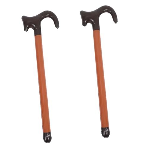 OUNONA 2 Stück Aufblasbare Gehhilfe Teiliges Set Kostüm Gehstock Halloween Party Deko Leicht Langlebig Spaßiger Spazierstock für Karneval Fasching OUNONA 2 Stück Aufblasbare Gehhilfe Teiliges Set Kostüm Gehstock Halloween Party Deko Leicht Langlebig Spaßiger Spazierstock für Karneval Fasching von OUNONA