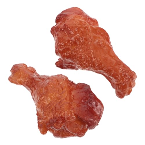 OUNONA 2 Stück Brathähnchenspielzeug Künstliches Huhn Falsches Huhn Hühnerzeichen Künstliche Nahrung Simuliertes Essen Gefälschte Pommes Küchenrequisite PVC Chocolate OUNONA 2 Stück Brathähnchenspielzeug Künstliches Huhn Falsches Huhn Hühnerzeichen Künstliche Nahrung Simuliertes Essen Gefälschte Pommes Küchenrequisite PVC Chocolate von OUNONA
