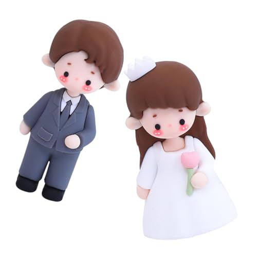 OUNONA 2 Stück Braut und Bräutigampuppe Cake Topper Hochzeit Brautpaar Figuren Hochzeitstortendekorationen lustiger Hochzeitstortenaufsatz weiches Gummi OUNONA 2 Stück Braut und Bräutigampuppe Cake Topper Hochzeit Brautpaar Figuren Hochzeitstortendekorationen lustiger Hochzeitstortenaufsatz weiches Gummi von OUNONA