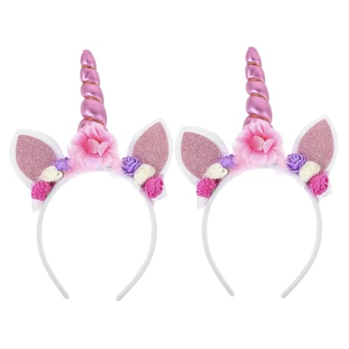 OUNONA 2 Stück Einhorn Haarreif für Mädchen Leichte und Tragbare Kopfbedeckung für Partys Festivals Cosplay Bezaubernde Haarclips für und Anlässe OUNONA 2 Stück Einhorn Haarreif für Mädchen Leichte und Tragbare Kopfbedeckung für Partys Festivals Cosplay Bezaubernde Haarclips für und Anlässe von OUNONA