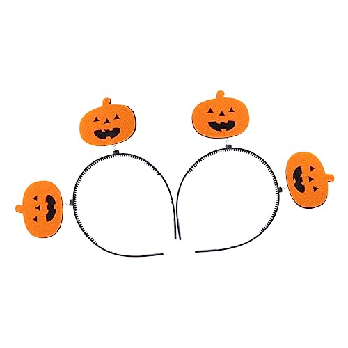OUNONA 2 Stück Halloween Kürbis Haarreifen Lustige Party Haarschmuck für Kostüme Cosplay und Festivals Leicht und Bequem für Gruppenfotos und Feiern OUNONA 2 Stück Halloween Kürbis Haarreifen Lustige Party Haarschmuck für Kostüme Cosplay und Festivals Leicht und Bequem für Gruppenfotos und Feiern von OUNONA