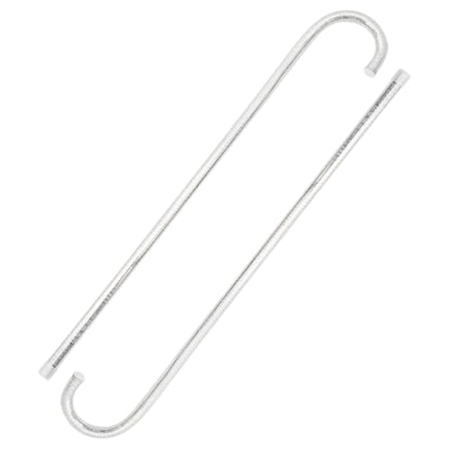 OUNONA 2 Stück Jazz Tanzstock Accessoire Silberne Gehstöcke für Cosplay und Halloween Partys für Aufführungen und Festliche Anlässe von OUNONA