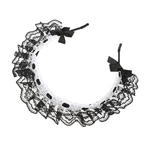 OUNONA 2 Stück Lace Bow Headbands für Damen Haarschmuck für Partys Cosplay und Besondere Anlässe Bequem und Verziert Jede Frisur mit Hauch von Vintage OUNONA 2 Stück Lace Bow Headbands für Damen Haarschmuck für Partys Cosplay und Besondere Anlässe Bequem und Verziert Jede Frisur mit Hauch von Vintage von OUNONA