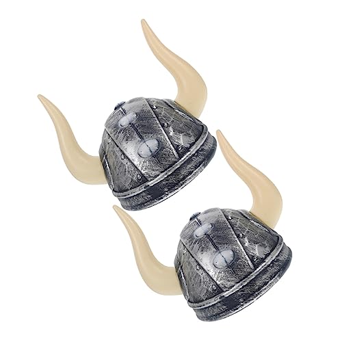 OUNONA 2 Stück Ox Horn Party Hut Teiliges Leichtes Kostüm Accessoire für Halloween Karneval und Bühnenauftritte Langlebig und Vielseitig Einsetzbar für Cosplay und Fotorequisiten von OUNONA