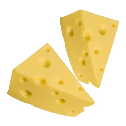 OUNONA 2 Stück Simulationskäsemodell gefälschter Lebensmittelkäse Simulationskäsefutter gefälschtes Käsemodell Material realistische Lebensmittelrequisiten Käse-Modell-Ornament Harz OUNONA 2 Stück Simulationskäsemodell gefälschter Lebensmittelkäse Simulationskäsefutter gefälschtes Käsemodell Material realistische Lebensmittelrequisiten Käse-Modell-Ornament Harz von OUNONA